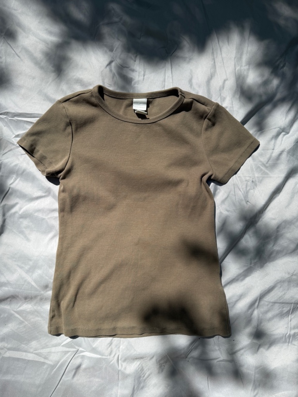 H&M Olive Crewneck Short Sleeve Tee